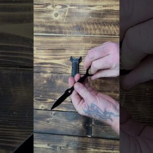 GTK397 Cool Fixed Knife D2 Steel Blade Stainless Steel Handle EDC $14  https://amzn.to/4s7tZrg