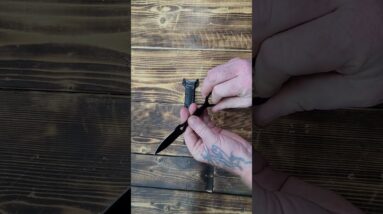 GTK397 Cool Fixed Knife D2 Steel Blade Stainless Steel Handle EDC $14  https://amzn.to/4s7tZrg