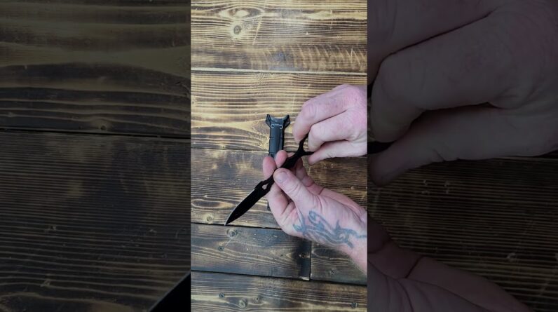 GTK397 Cool Fixed Knife D2 Steel Blade Stainless Steel Handle EDC $14  https://amzn.to/4s7tZrg