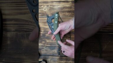 Folding Sickle Knife With Sheath, Quick Release Tactical Survival Tool Green)https://amzn.to/4ryQ9Ct